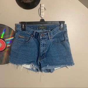 Eddie Bauer High Waisted Jean Shorts